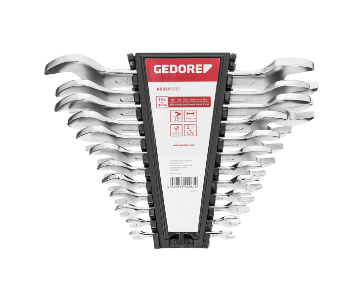 Открытый комплект короткий размер6-32мм 12шт. Gedore 3300961
