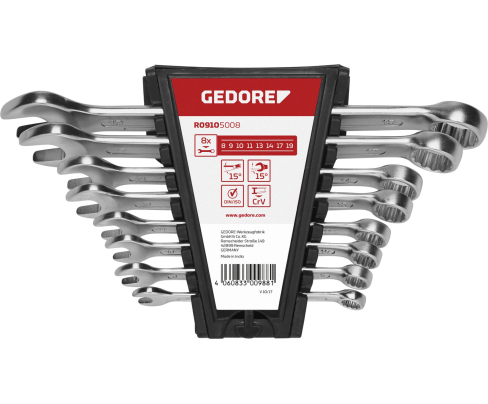 Набор гаечных ключей 9-19 мм, 8 шт. Gedore 3300988