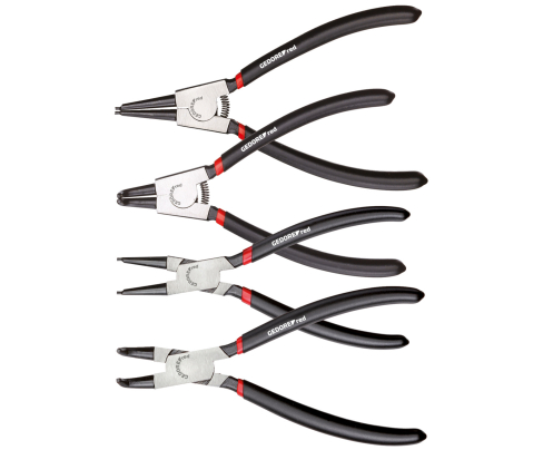 Набор съёмников для стопорных колец прямая+смещение 4шт. Gedore 3301156