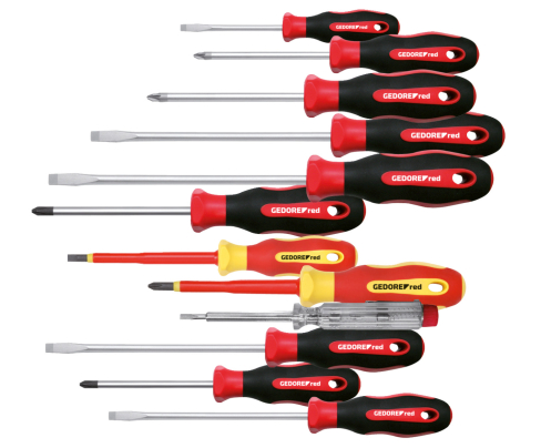 Набор отверток PH+PZ+LS 2C-рукоятка 12шт. Gedore 3301273