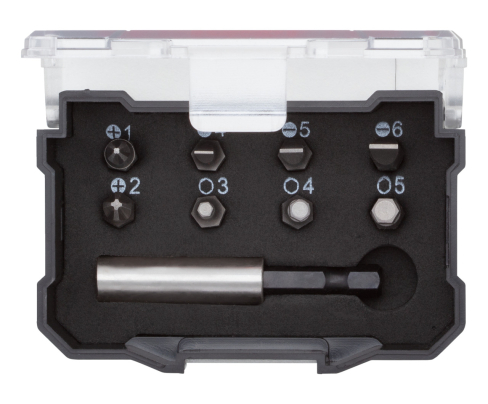 Коробка для бит 1/4 PH+SL+шестигранник+держатель бит 9шт. Gedore 3301346