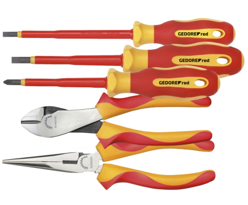 Набор инструментов VDE 2xpliers+PH+sl. 5 шт. Gedore 3301414