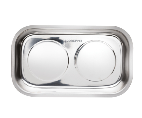 Поднос из нержавеющей стали с магнитом 2xmagn. 240х140мм Gedore 3301547