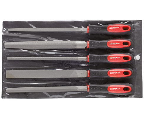 Набор напильников три.+кв.+плоский+круг+полукруглый 5шт. Gedore 3301597