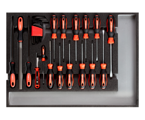 Набор инструментов отвертка+напильники CT-модуль 26шт. Gedore 3301683