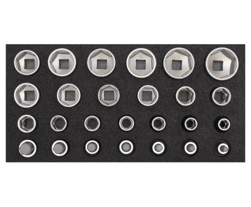 Набор головок 1/2 2/6 CT-модуль 26шт. Gedore 3301708