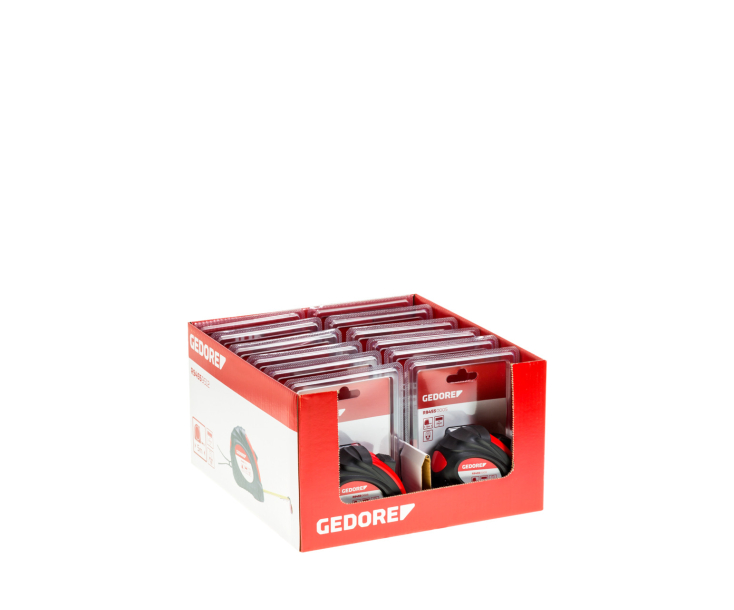 Рулетка дисплейная l.5м 12шт Gedore 3301789