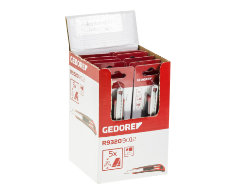 Лезвия дисплейного фреза шириной 9мм 10шт. Gedore 3301790