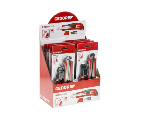 Лезвия дисплейного фреза шириной 25мм 8шт. Gedore 3301792