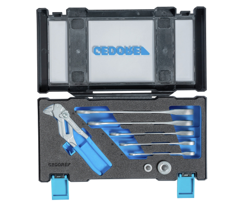 Набор комбинированных ключей с храповым механизмом и плоскогубцами. Gedore 3416356