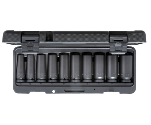 Набор ударных головок глубоких 1/2