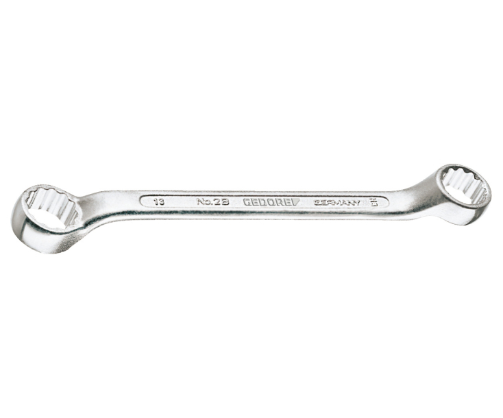 Ключ накидной двусторонний, короткая рукоятка 8x9 мм Gedore 6051230