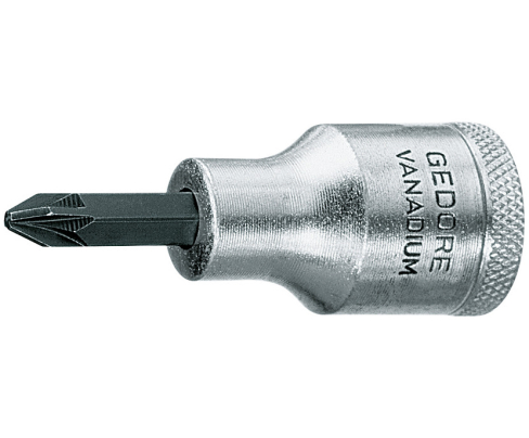 Головка торцевая с отверточной вставкой 1/2