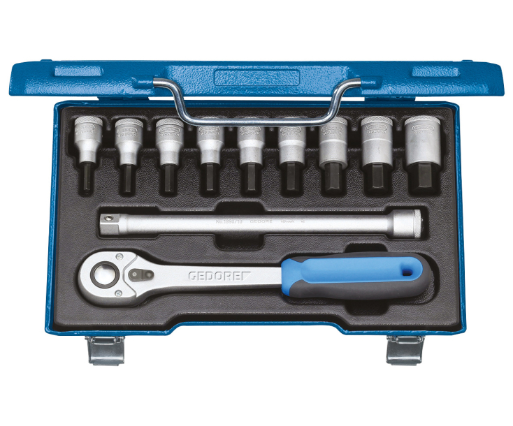 Набор торцевых головок с отверточными вставками 1/2