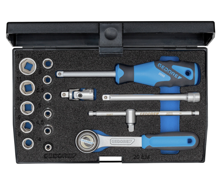 Набор торцевых головок 1/4