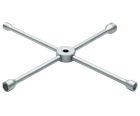 Ключ баллонный крестообразный универсальный, 4 штанги 17x19x21x24 mm 550x550 мм Gedore 6227530