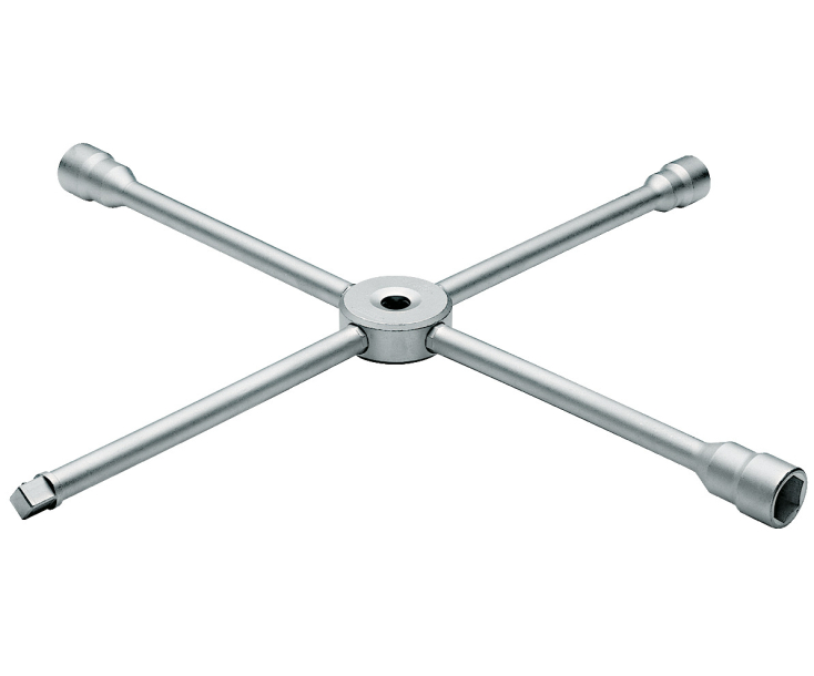 Ключ баллонный крестообразный, 4 штанги 27x30x32x3/4