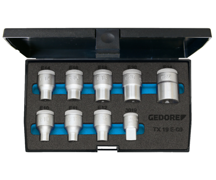 Набор торцевых головок 1/2