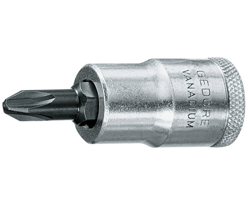 Головка торцевая с отверточной вставкой 1/2