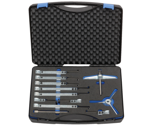 Набор съемников с 9-ю парами захватов 130x100/200/250 мм Gedore 8117340