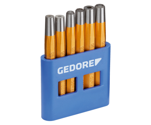 Набор обжимок для осаживания и высадки заклепок 6 штук Gedore 8773600