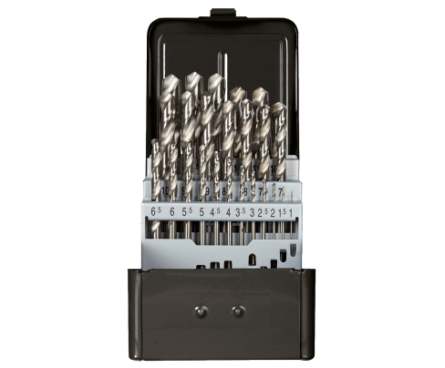 Набор спиральных сверл d.1-13мм шаг 0,5 25шт. Gedore 3301613