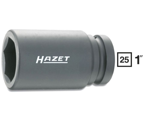 Торцовая головка ударная длинная HEX Nut 1" 24 мм Hazet 1100SLG-24