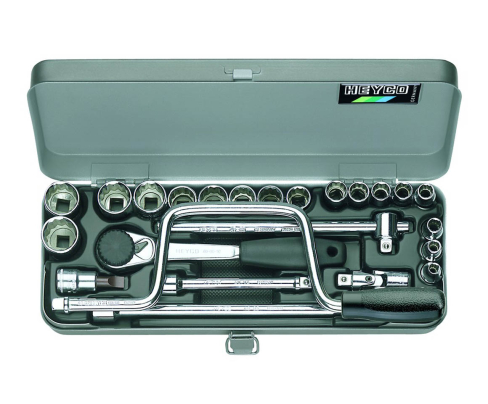 Набор торцовых ключей с насадками 41-1010-AF Heyco HE-00041101083 23 предмета, дюймовый