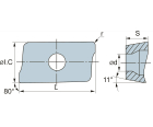 Пластина ISCAR APKT 100320PDTR-RM IC328