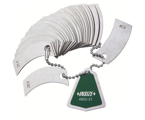 Радиусный шаблон Insize 4802-31