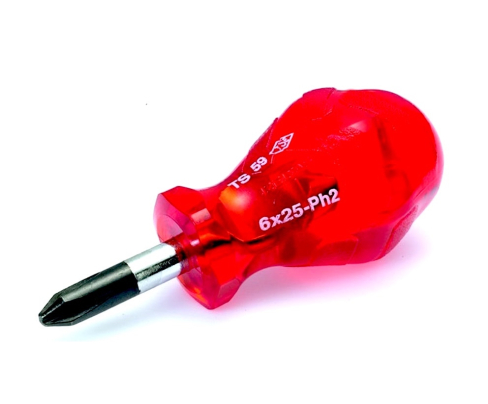 Отвертка короткая крестовая Phillips РН2х25 Kraft Izeltas 4130180625