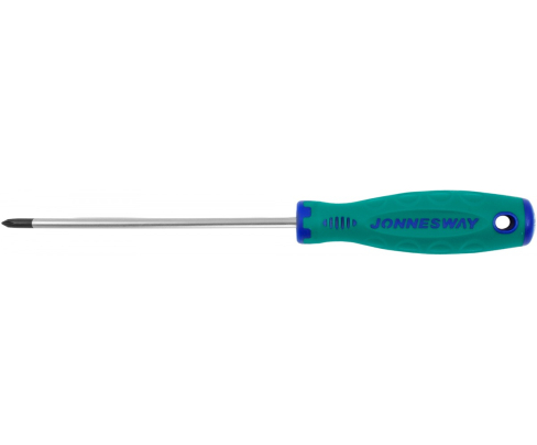 Отвертка крестовая Phillips PH1 x 150 Jonnesway ANTI-SLIP GRIP D71P1150