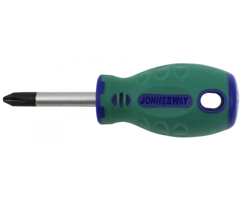 Отвертка крестовая Phillips PH2 x 38 Jonnesway ANTI-SLIP GRIP D71P238