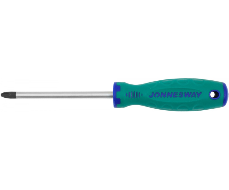 Отвертка крестовая Phillips PH3 x 125 Jonnesway ANTI-SLIP GRIP D71P3125