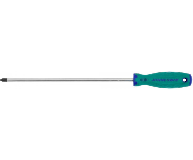 Отвертка крестовая Phillips PH3 x 300 Jonnesway ANTI-SLIP GRIP D71P3300