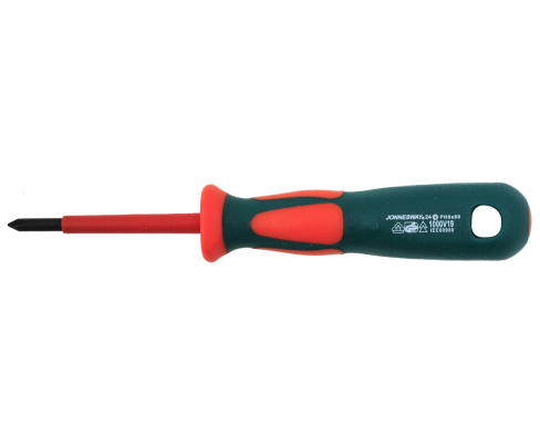 Отвертка крестовая диэлектрическая Phillips PH0х60 VDE Jonnesway DV13P060