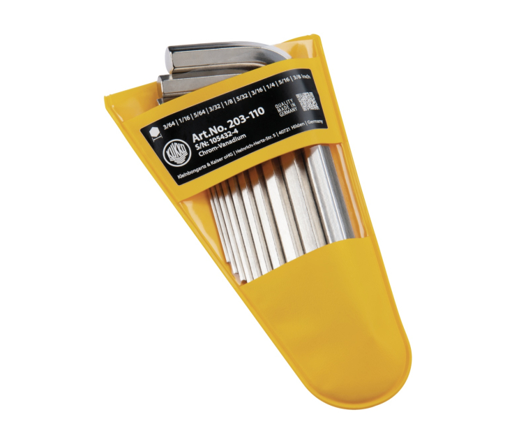 Г-образные отвёртки в наборе KUKKO 203-110