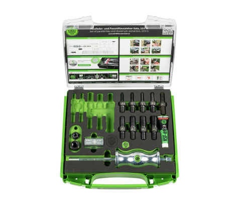 Набор съёмников призматических шпонок и  установочных штифтов KUKKO 223-G