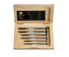 Набор часовых отвёрток, в деревянном футляре KUKKO 250-560