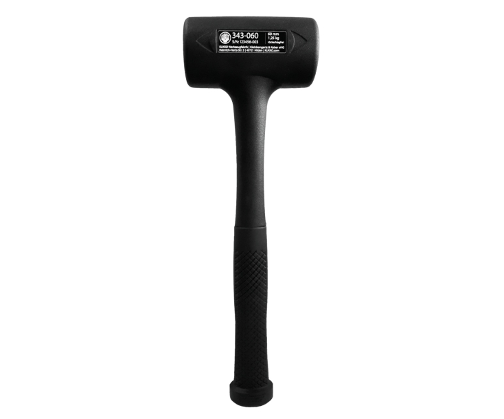 Безынерционный молоток с мягкими бойками KUKKO 343-060