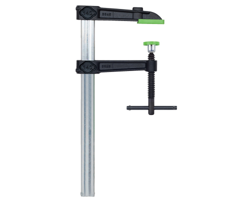 Струбцина VIRIDIS из ковкого чугуна, со стальной Т-образной рукояткой KUKKO 490K1000-120