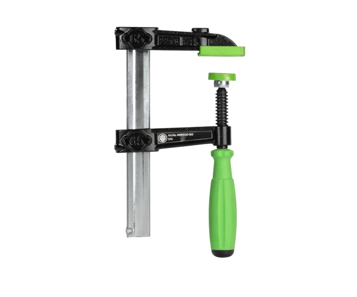 Струбцины винтовые из ковкого чугуна VIRIDIS с удобным захватом 3K 600 x 120 мм KUKKO 490P0600-120