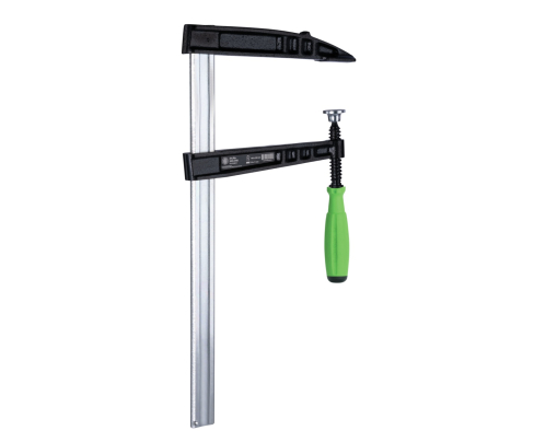 Струбцины винтовые из закаленного чугуна с глубоким зажимом и удобным захватом 3К 400/250 мм KUKKO 505P040