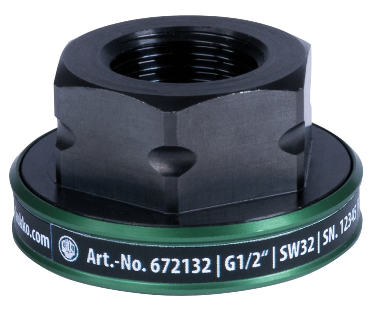 Гайка приводная диаметром 30 мм, размер ключа 17 мм, размер резьбы М10 KUKKO 671017