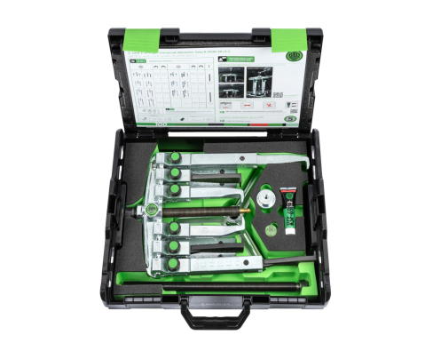 Универсальный комплект съемников с 2-мя, 3-мя захватами и двумя различными типами захватов KUKKO K-2030-20xS