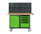 Мобильный верстак с пятью прочными ящиками KUKKO X-MW-179-5