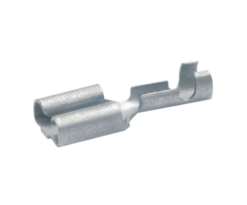 Гильза флажковая латунная 2.8x0.8 мм для провода 0,5-1 мм² Klauke KLK18251A 100 шт.