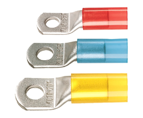 Наконечник трубчатый медный изолированный стандарт Klauke 120 мм² под болт М8,0 Klauke KLK609R8 10 шт.