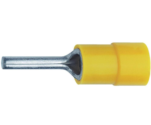 Наконечник штыревой медный изолированный DIN 46231 4-6 мм² / 11 мм Klauke KLK715 100 шт.