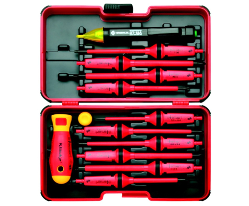 Набор отверточных вставок VDE с держателем E-SMART Klauke KLKKL301IS 13 предметов
